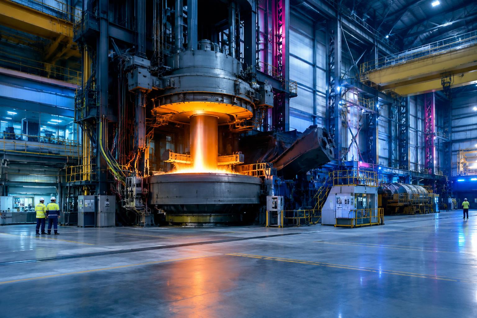 Electric arc furnace producing lower-carbon steel